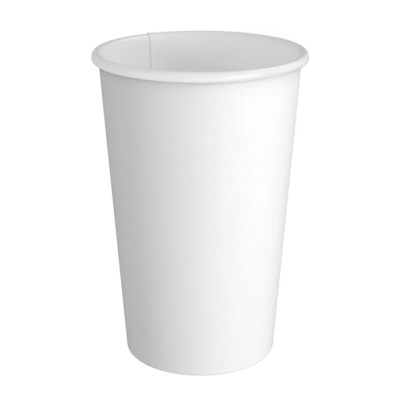 Single wall Coffee Cups White 16 OZ